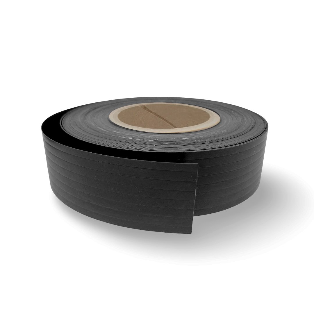 Segmentinės tvoros plastikinė juosta (47,5mm), pilka RAL7016, 40 metrų, 420 mikronų